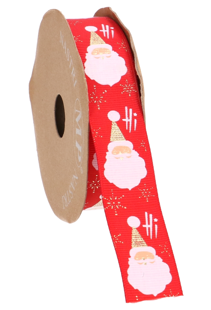 Kadolint Satijn Mat Santa Claus Rood 25mm x 10meter