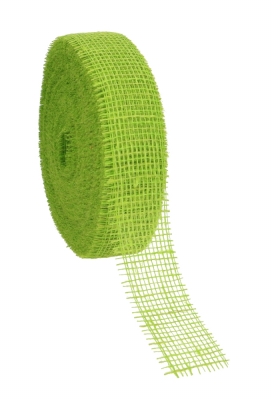 Geschenklint Jute Sizo Groen 50mm x 40meter Eco Line