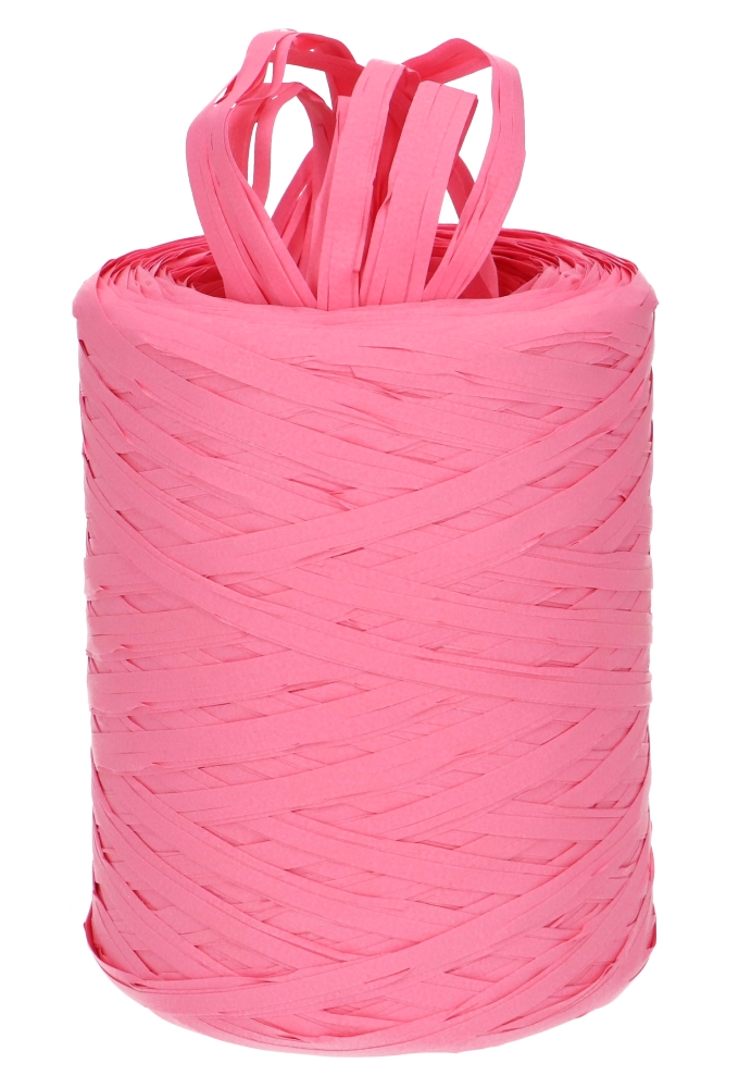 Raffia Linten Trend Licht Roze 5mm x 200 meter