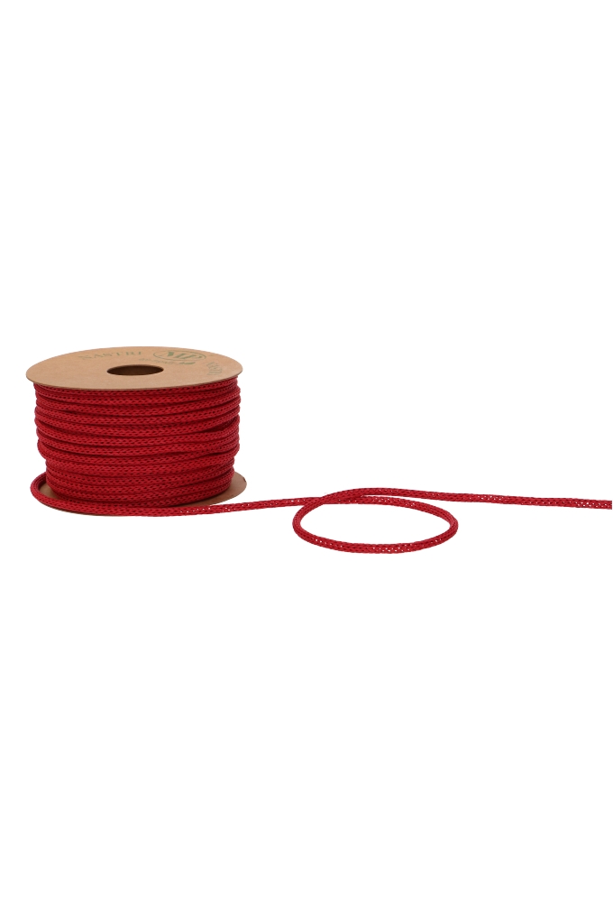 Kadokoord Papier Rood 4mm x 25meter Eco-Friendly