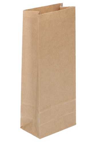 Blokbodemzakjes Kraft Blanco 10x5.5x29cm 400ml 90grams 100stuks