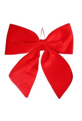 Strik Lindos Fluweel Velvet Rood 83x70cm Strik Lindos Fluweel Velvet Rood 83x70cm