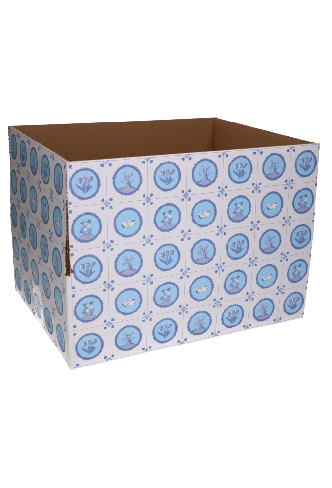 Geschenkdozen Delftsblauw 39x29x13cm 15stuks