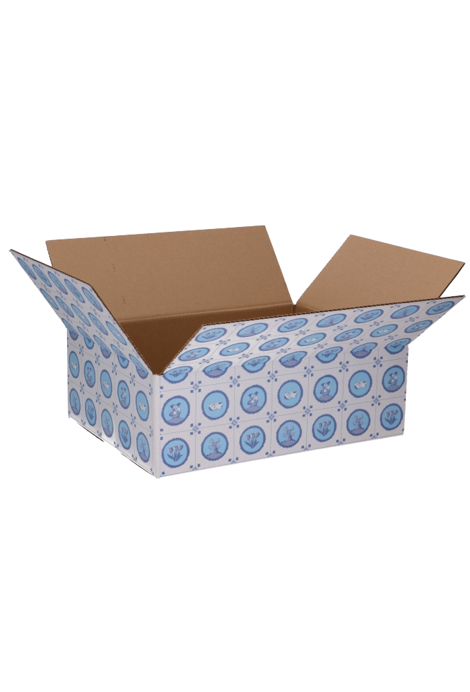 Geschenkdozen Delftsblauw 39x29x13cm 15stuks