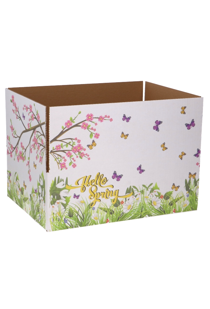 Geschenkdozen Hello Spring 39x29x13cm 15stuks