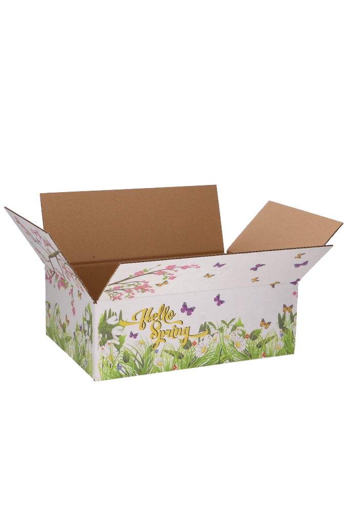 Geschenkdozen Hello Spring 39x29x13cm 15stuks