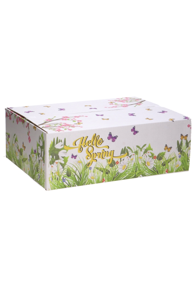 Geschenkdozen Hello Spring 39x29x13cm 15stuks