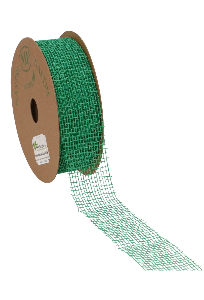 Cadeaulint Katoen Weblint Atlas Groen 45mm x 20meter