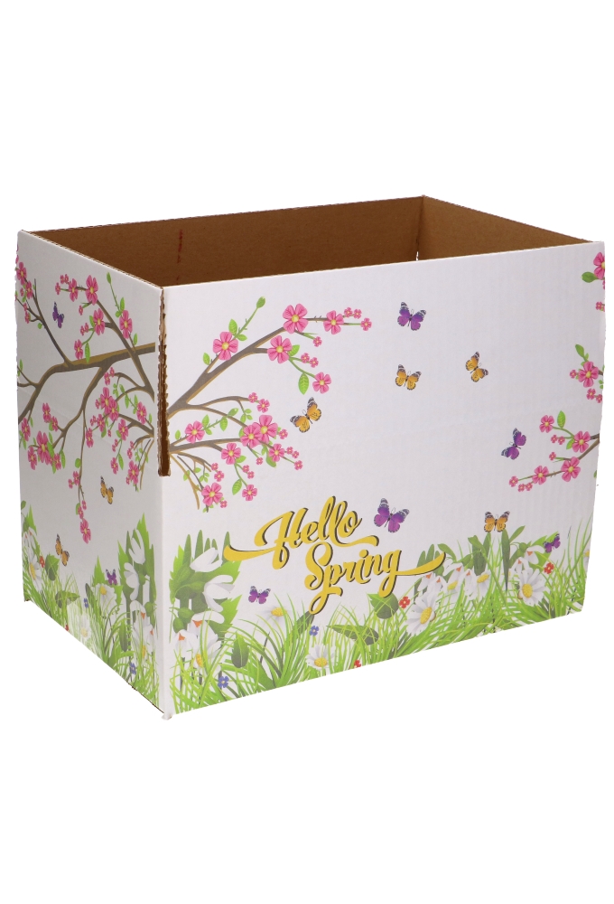 Geschenkdozen Hello Spring 31x20x14cm 30stuks