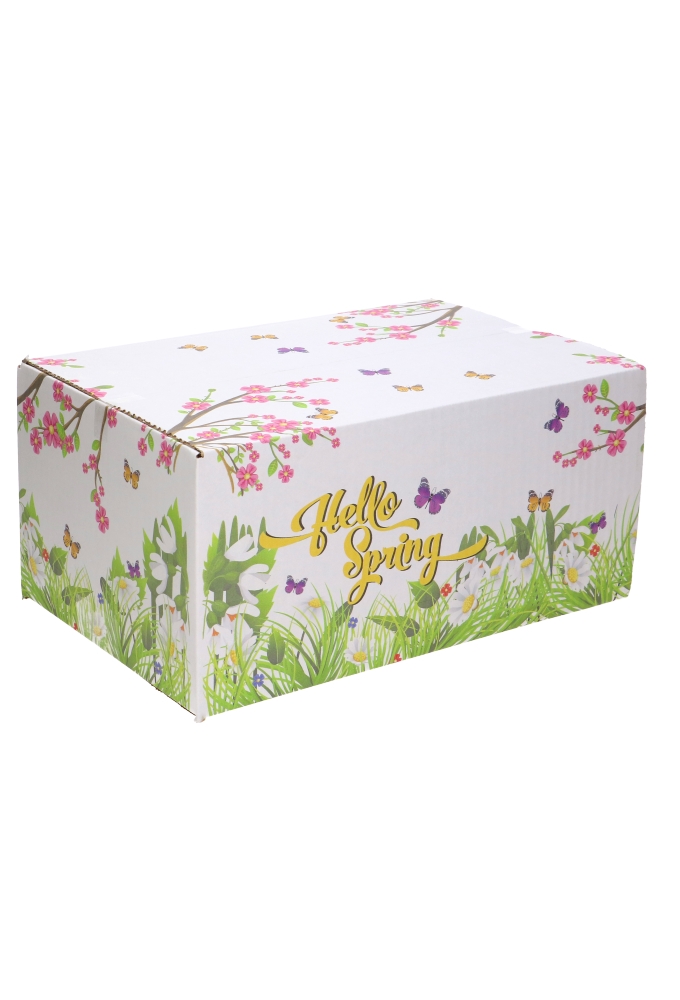 Geschenkdozen Hello Spring 31x20x14cm 30stuks