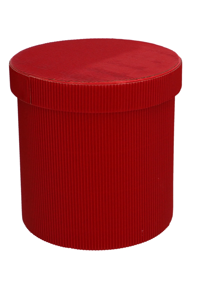 Geschenkdozen The Prestige Rib Box Red 21x21cm 1stuks Geschenkdozen The Prestige Rib Box Red 21x21cm 1stuks