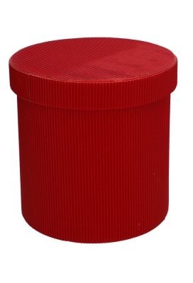 Geschenkdozen The Prestige Rib Box Red 21x21cm 1stuks Geschenkdozen The Prestige Rib Box Red 21x21cm 1stuks