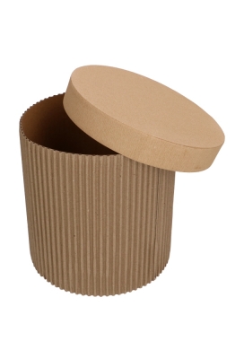 Geschenkdozen The Prestige Rib Box Naturel 21x21cm 1stuks Geschenkdozen The Prestige Rib Box Naturel 21x21cm 1stuks