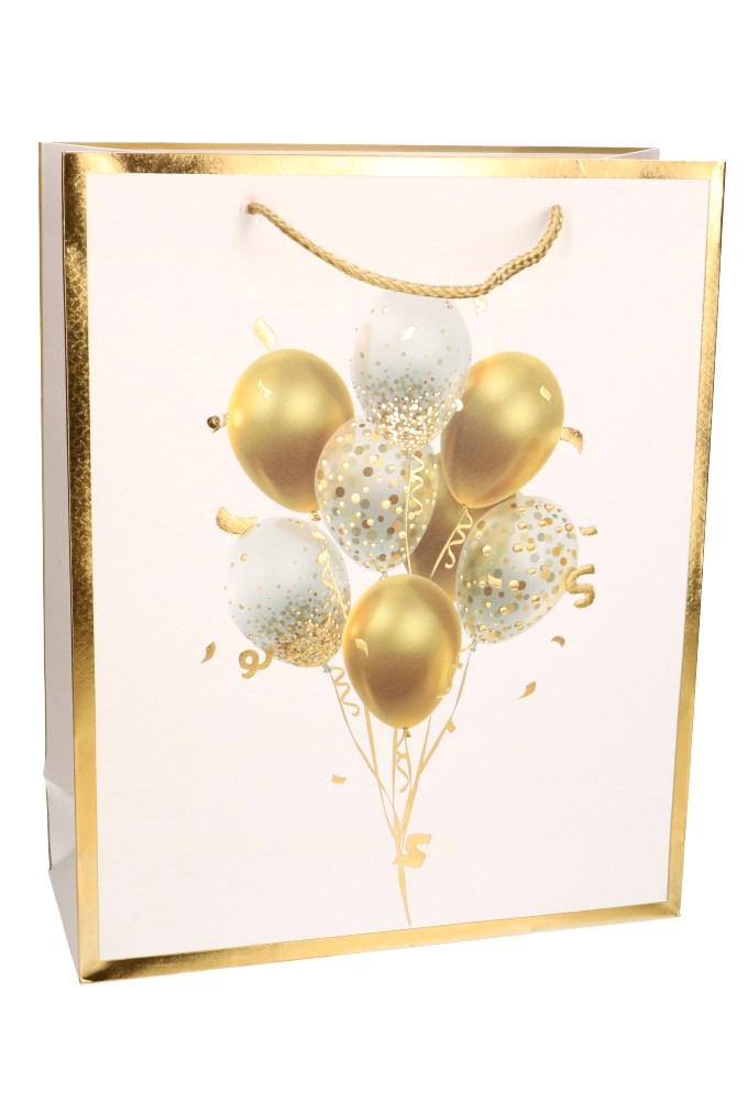 Kadotasjes Everyday Groot Golden Balloons 26.5x13.5x32.5cm 12stuks