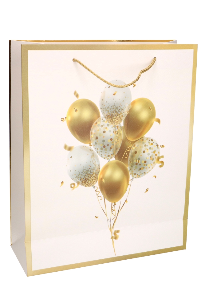 Kadotasjes Everyday Groot Golden Balloons 26.5x13.5x32.5cm 12stuks