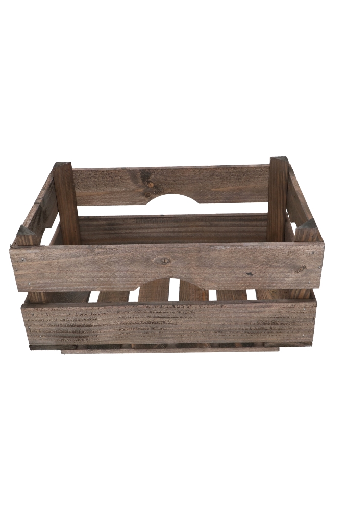 Veilingkist Oud Hout 40x26x18cm 4stuks