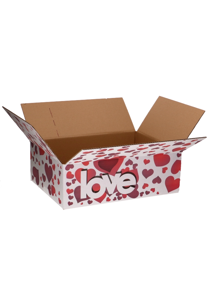 Geschenkdozen Love 39x29x13cm 15stuks