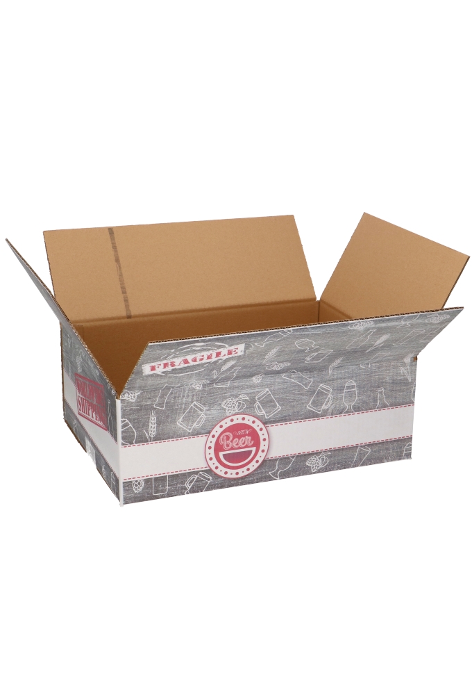 Geschenkdozen Beer Deliver Box 39x29x13cm 15stuks