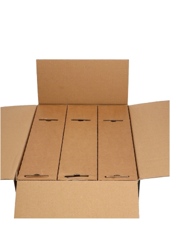 Geschenkdozen Wine Deliver Box 39x29x13cm 15stuks