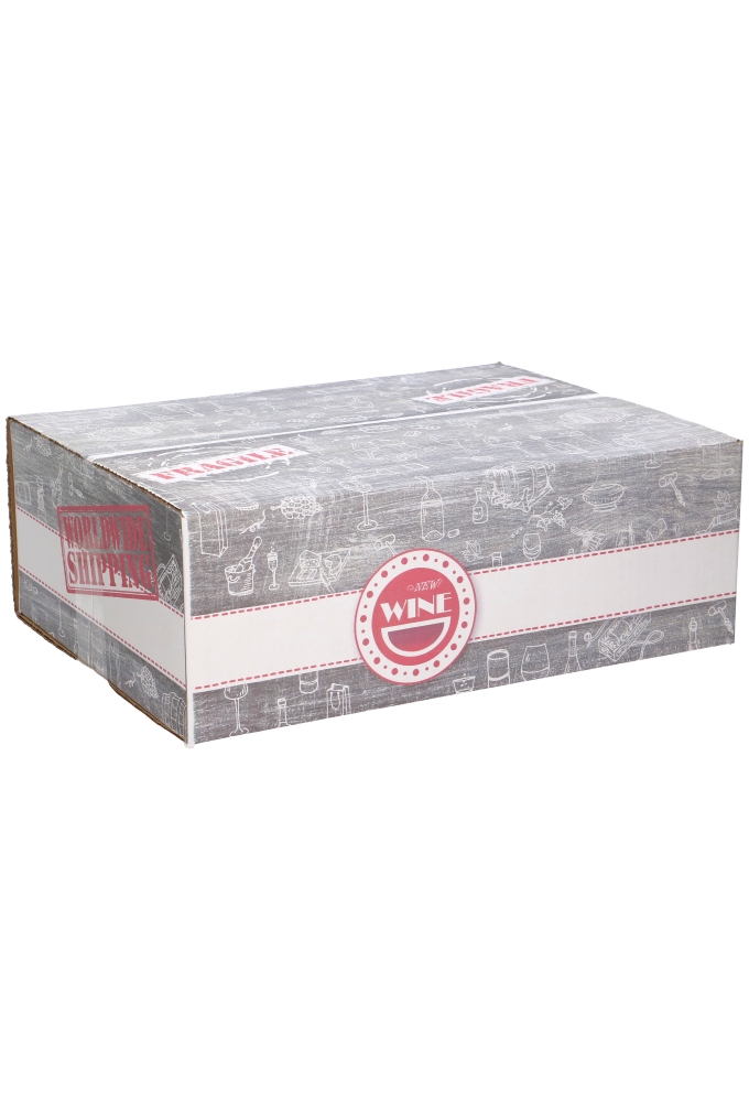 Geschenkdozen Wine Deliver Box 39x29x13cm 15stuks