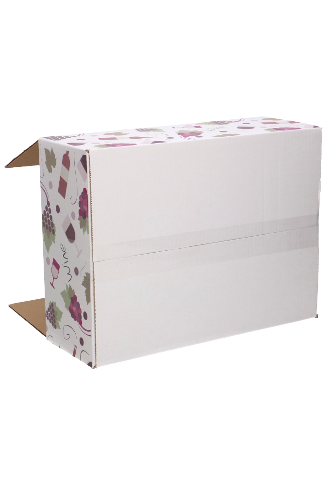 Geschenkdozen Wine Blad & Fles 39x29x13cm 15stuks