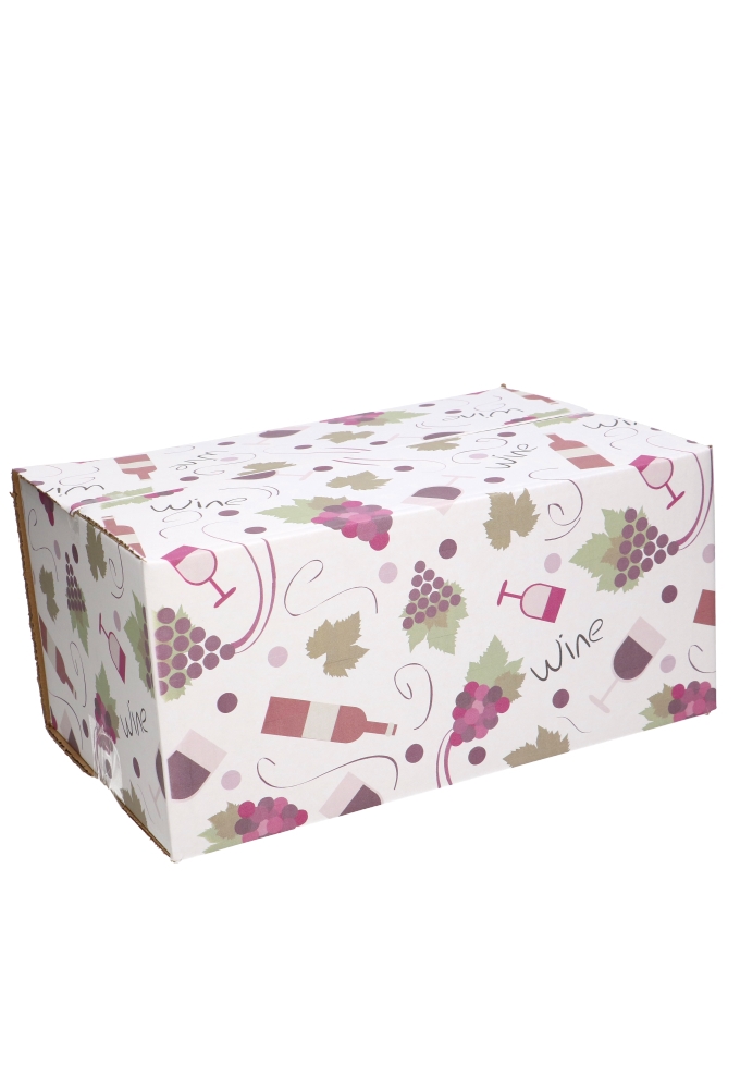 Geschenkdozen Wine Blad & Fles 31x20x14cm 30stuks