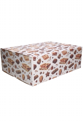 Geschenkdozen Chocolade 39x29x13cm 15stuks