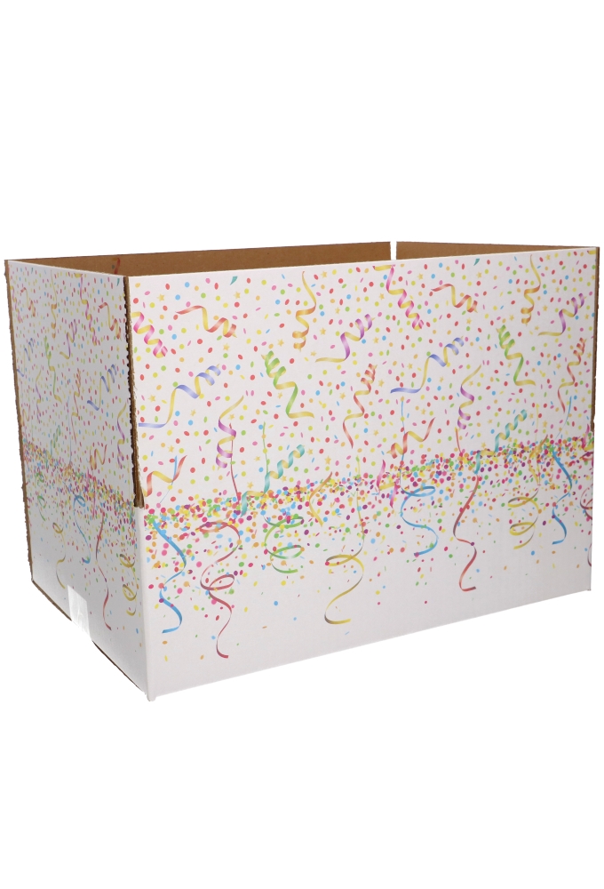 Geschenkdozen Confetti 39x29x13cm 15stuks