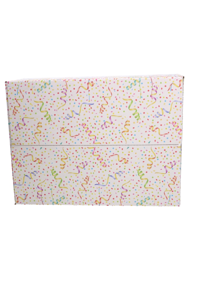 Geschenkdozen Confetti 39x29x13cm 15stuks