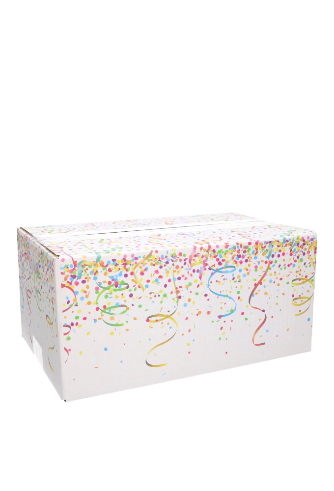 Geschenkdozen Confetti 31x20x14cm 30stuks