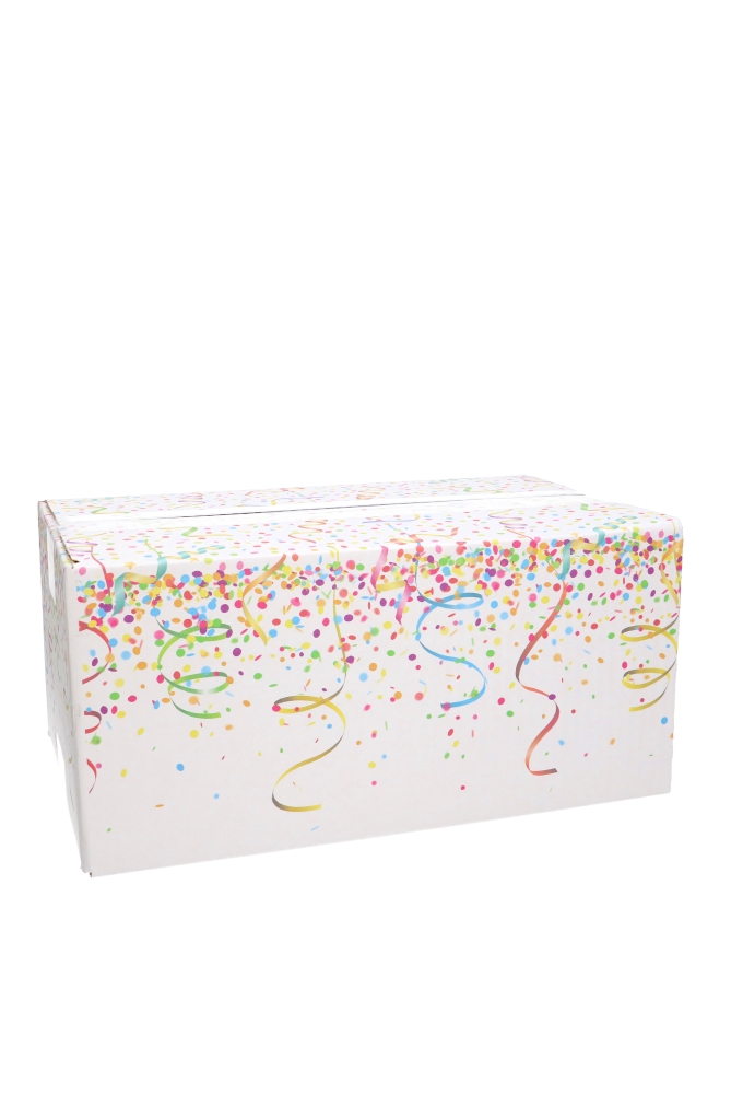 Geschenkdozen Confetti 31x20x14cm 30stuks