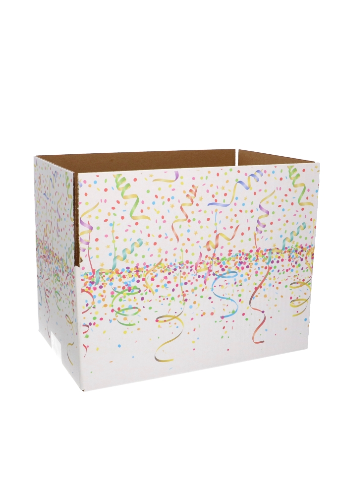 Geschenkdozen Confetti 31x20x14cm 30stuks