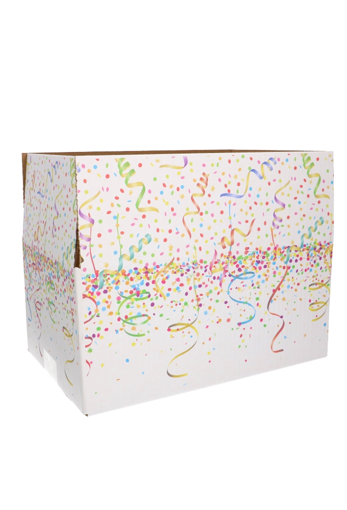 Geschenkdozen Confetti 31x20x14cm 30stuks