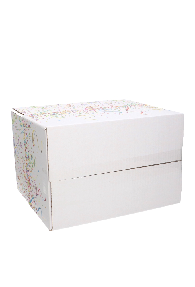 Geschenkdozen Confetti 31x20x14cm 30stuks