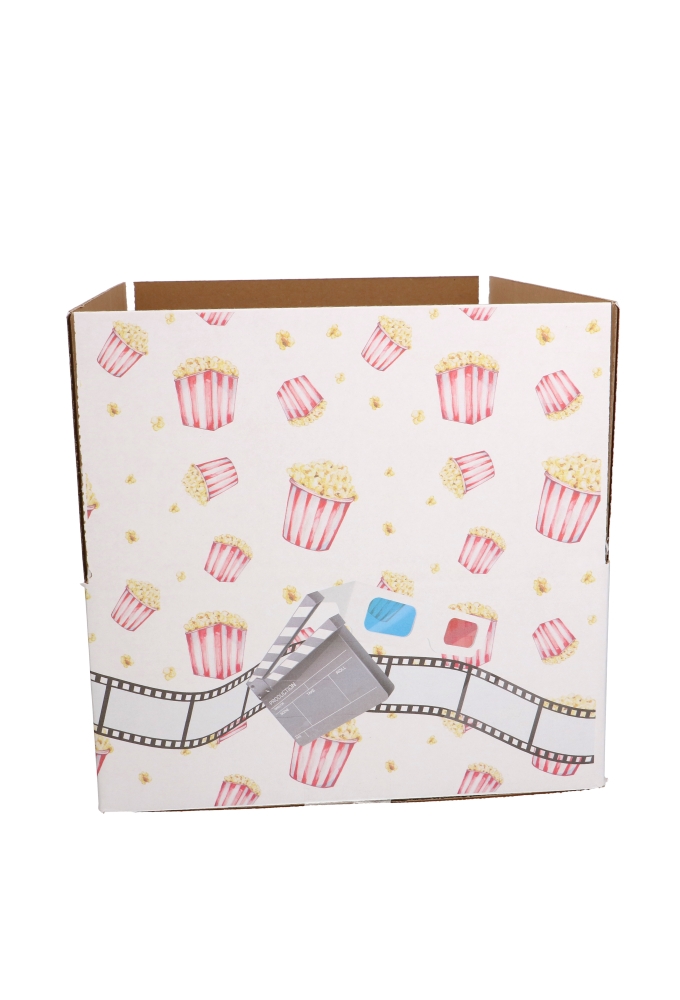 Geschenkdozen Film & Popcorn 39x29x13cm 15stuks