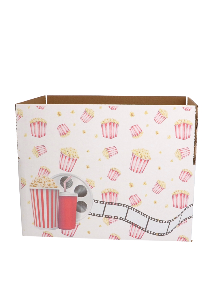 Geschenkdozen Film & Popcorn 31x20x14cm 30stuks