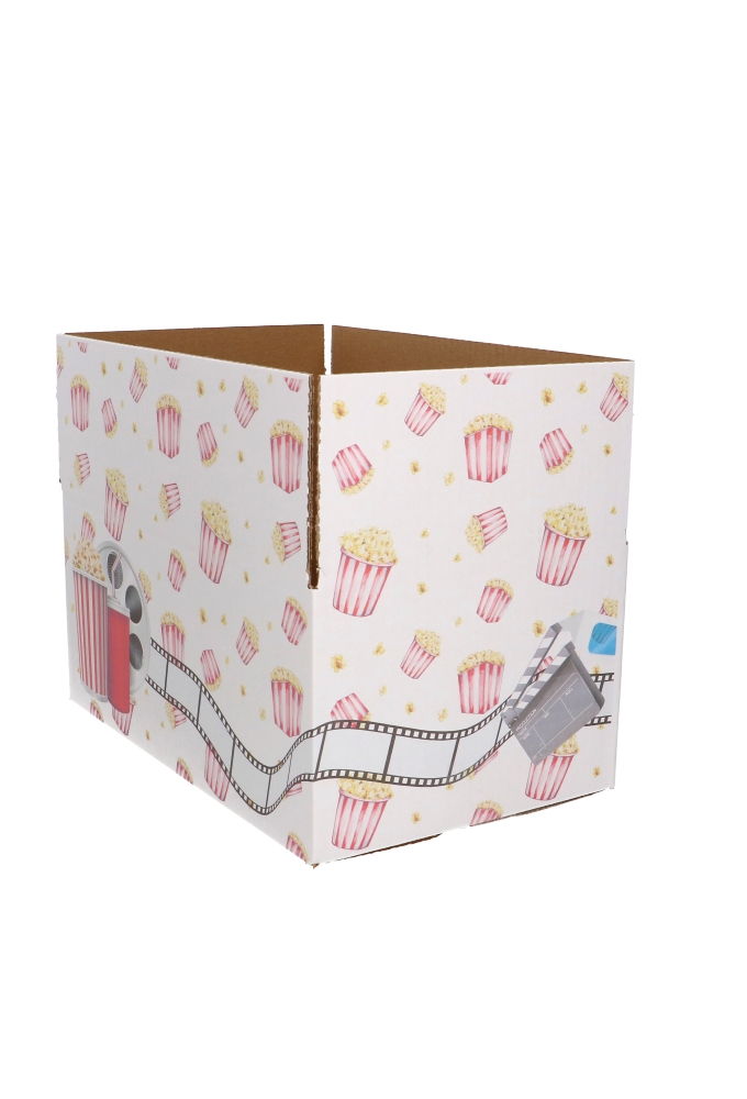 Geschenkdozen Film & Popcorn 31x20x14cm 30stuks