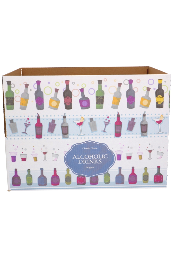 Geschenkdozen Alcoholic Drinks 39x29x13cm 15stuks