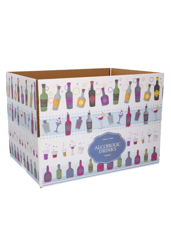 Geschenkdozen Alcoholic Drinks 39x29x13cm 15stuks