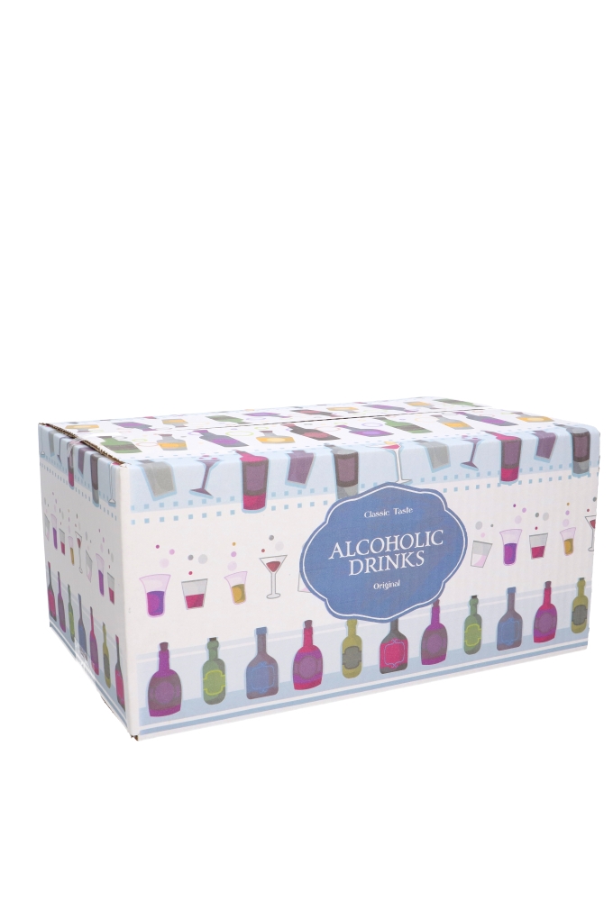 Geschenkdozen Alcoholic Drinks 31x20x14cm 30stuks