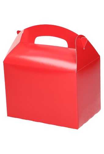 Draagdoos Lunchbox Danau Rood 17.3x11.4x12.3cm 25stuks