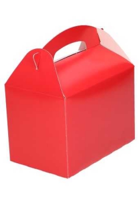 Draagdoos Lunchbox Danau Rood 17.3x11.4x12.3cm 25stuks