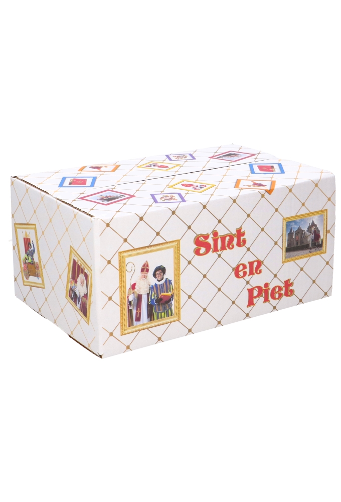 Geschenkdozen Sint & Piet 31x20x14cm 30stuks