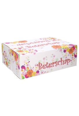 Geschenkdozen Beterschap Bloemen 39x29x13cm 15stuks