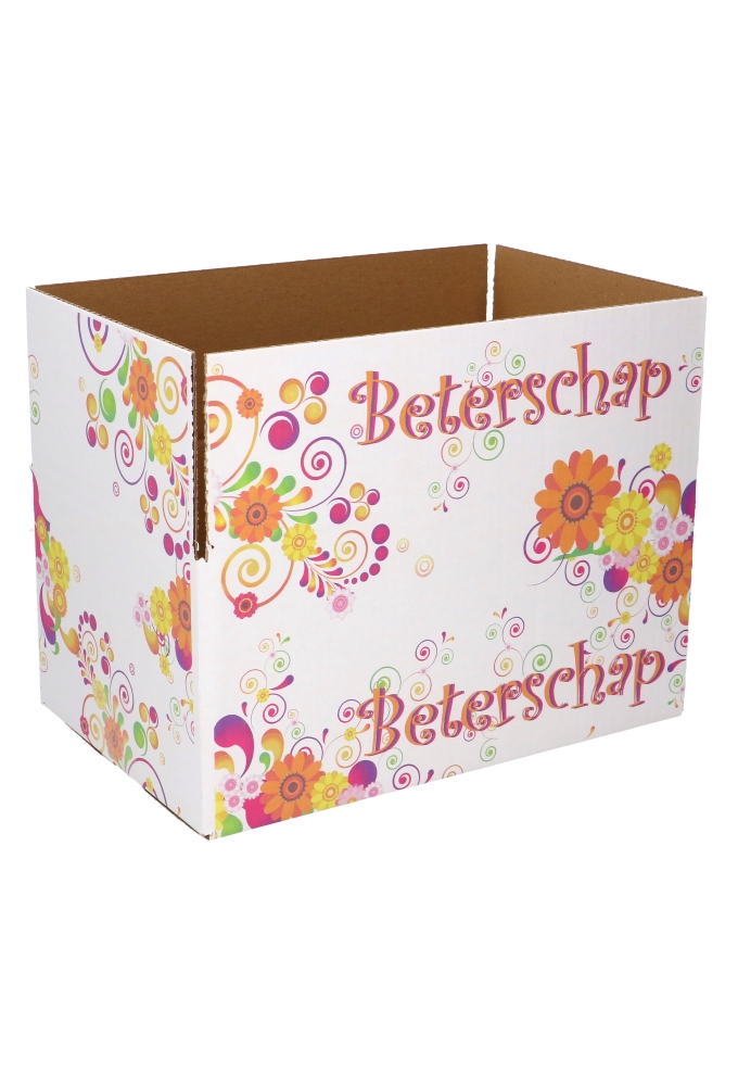 Geschenkdozen Beterschap Bloemen 31x20x14cm 30stuks