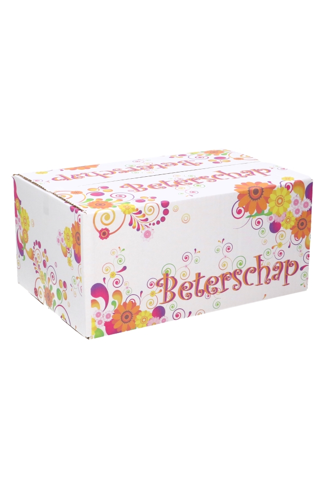 Geschenkdozen Beterschap Bloemen 31x20x14cm 30stuks