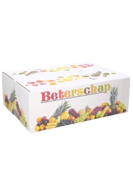 Geschenkdozen Beterschap Fruit 39x29x13cm 15stuks