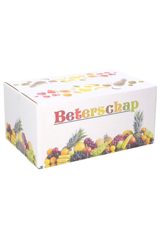 Geschenkdozen Beterschap Fruit 31x20x14cm 30stuks