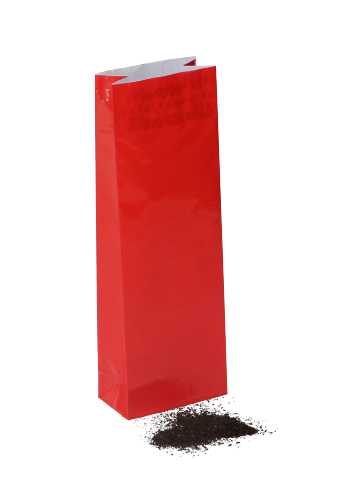 Theezakjes Rood Voor 100gram Thee 7x4x20.5cm 50stuks