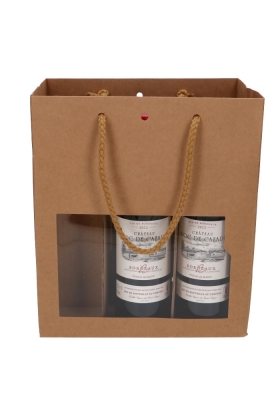 Lenno Tas & Venster Kraft 6 flesjes piccolo 22.5x15x26cm 12stuks